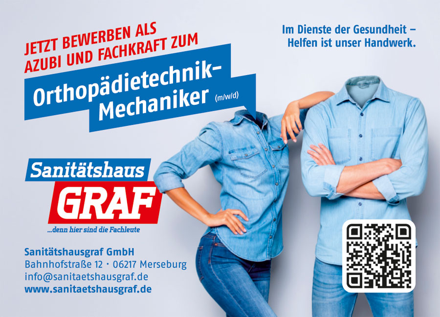 Sanitätshaus Graf sucht Mitarbeiter
